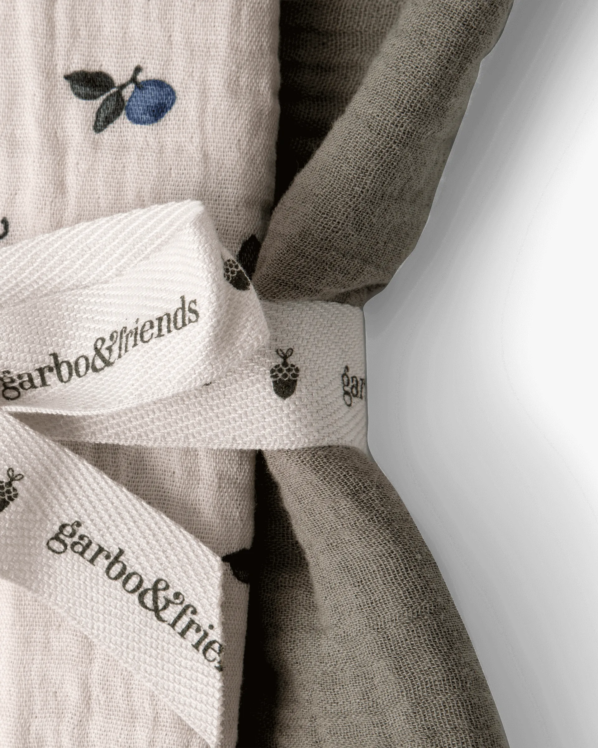 Blueberry Muslin small blanket 2 pieces, 60x60 cm Garbo&Friends