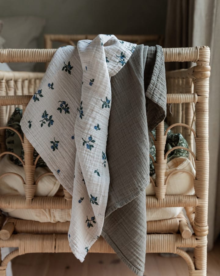 Blueberry Muslin small blanket 2 pieces, 60x60 cm Garbo&Friends
