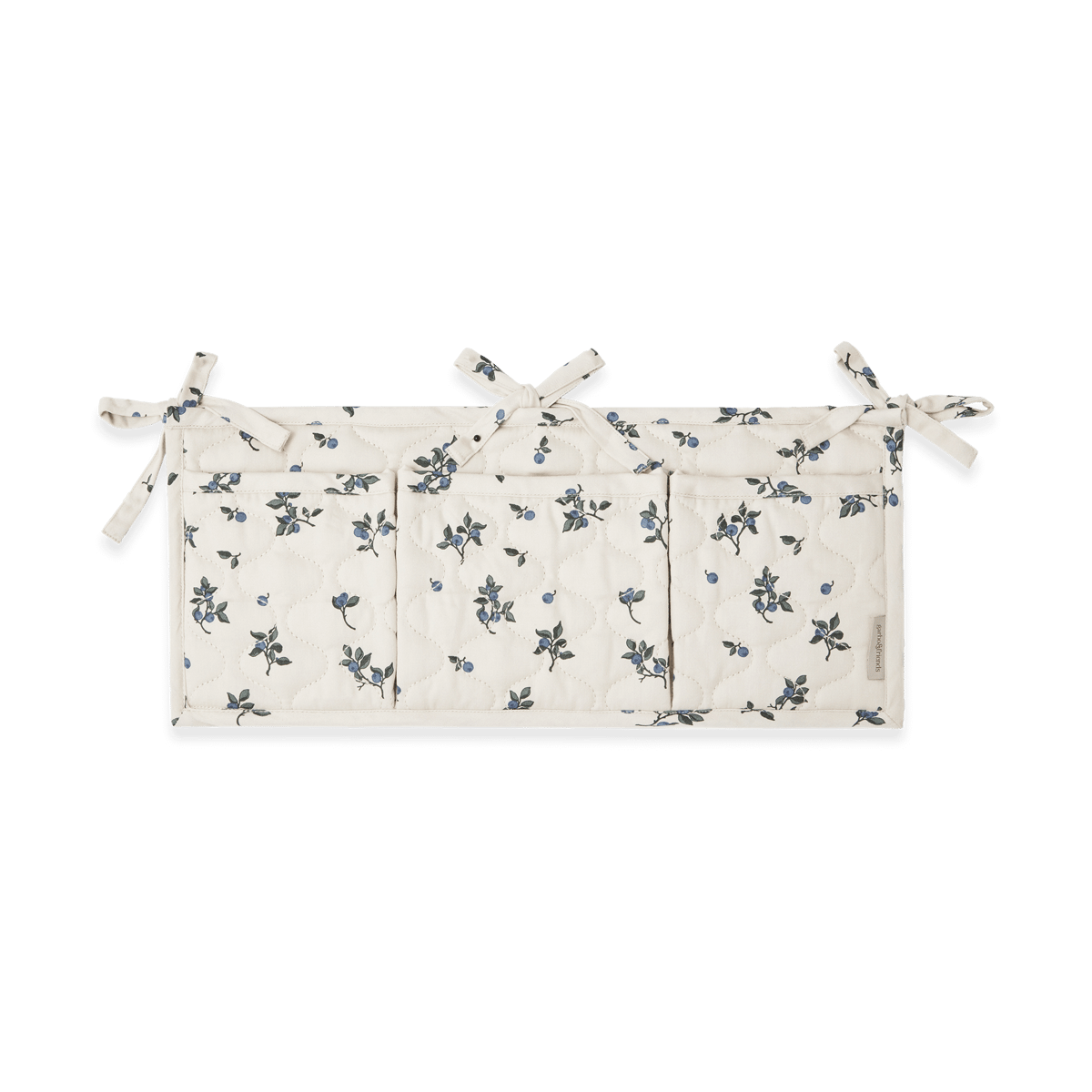 Garbo&Friends Blueberry satin quilted bed pocket 18x43 cm