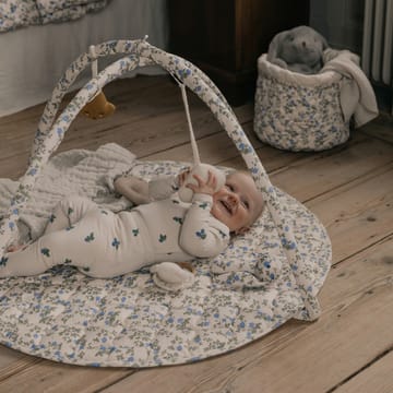 Dainty satin quilted basket 2 pieces - Ø20x20 cm + Ø30x30 cm - Garbo&Friends
