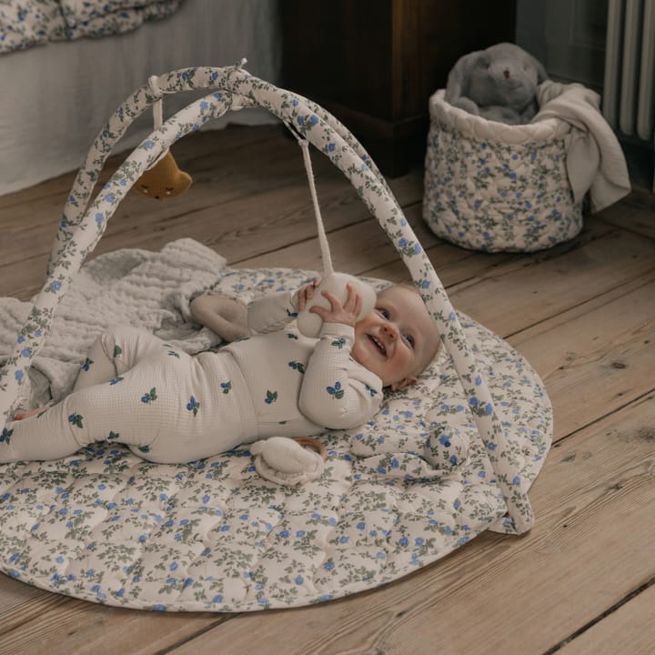 Dainty satin quilted basket 2 pieces, Ø20x20 cm + Ø30x30 cm Garbo&Friends