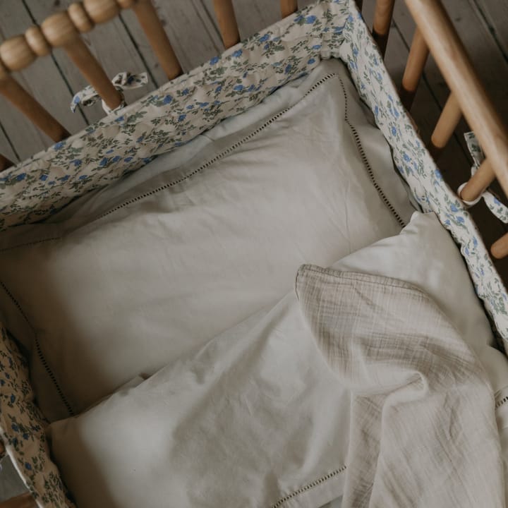 Dainty satin quilted crib bumper, 30x360 cm Garbo&Friends