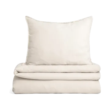 Eggshell Muslin bed set - 150x210 cm/50x60 cm - Garbo&Friends