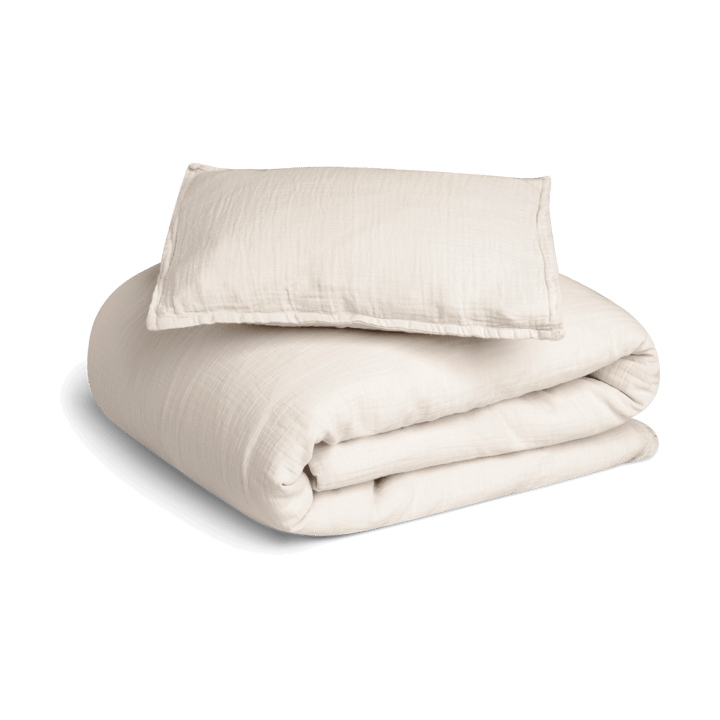 Eggshell Muslin bed set junior - 100x140 cm/40x60 cm - Garbo&Friends