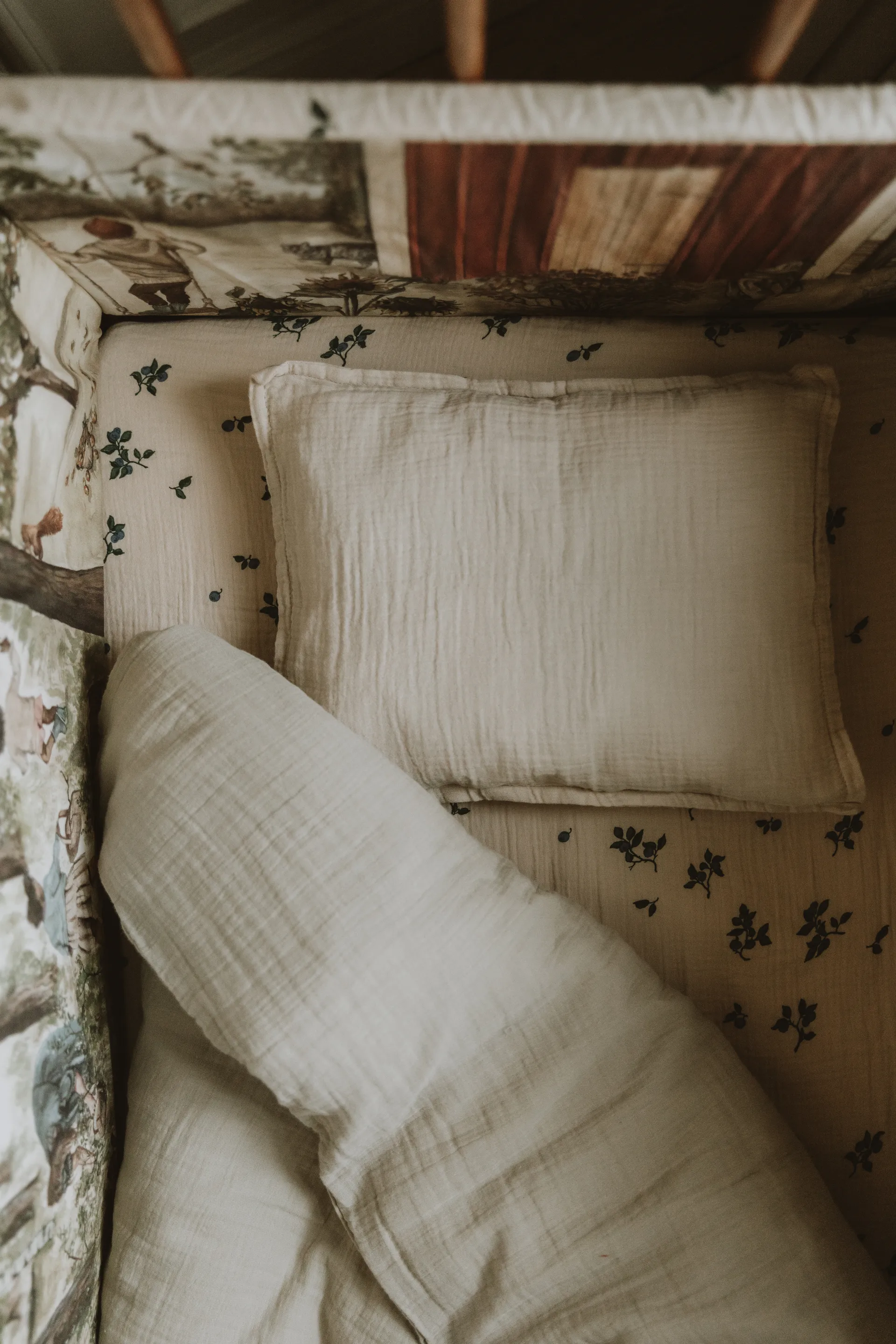 Eggshell Muslin bed set junior, 100x140 cm/40x60 cm Garbo&Friends