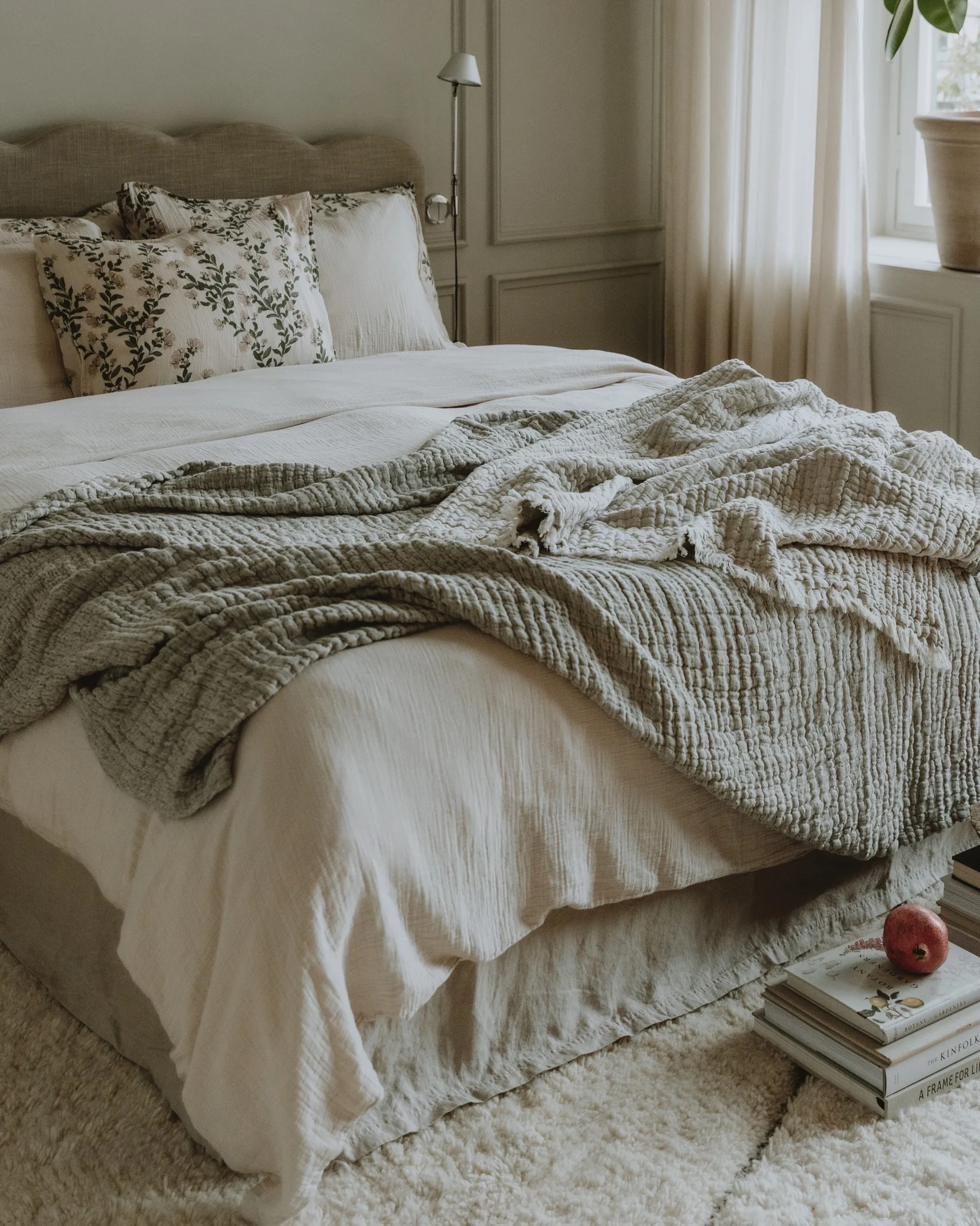 Eggshell Muslin duvet cover double, 220X220 cm Garbo&Friends