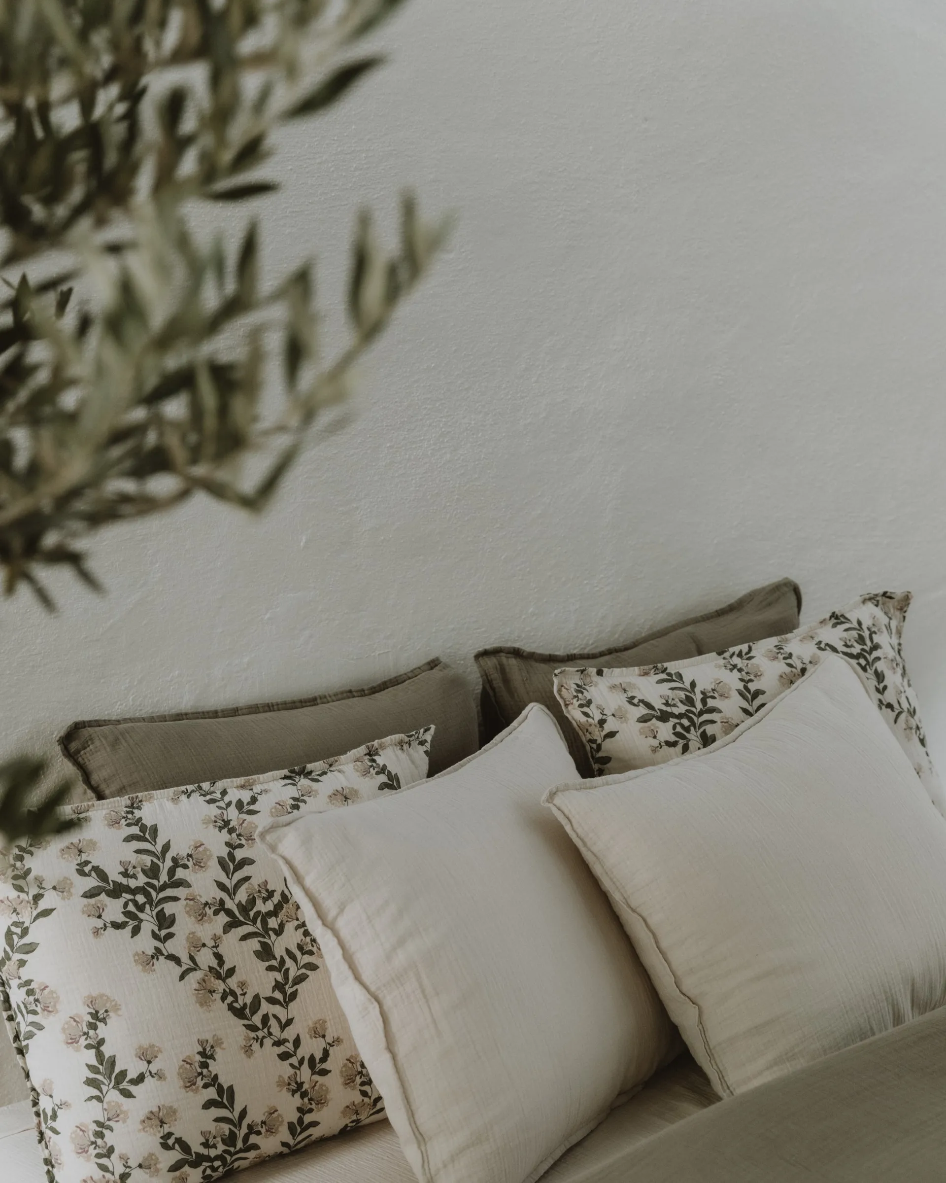 Eggshell Muslin pillowcase, 50x70 cm Garbo&Friends