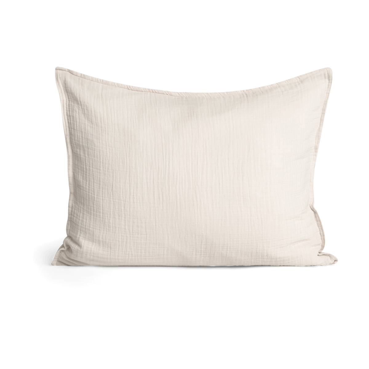 Garbo&Friends Eggshell Muslin pillowcase 50x75cm | Scandinavian Design | Pillow cases | Beige