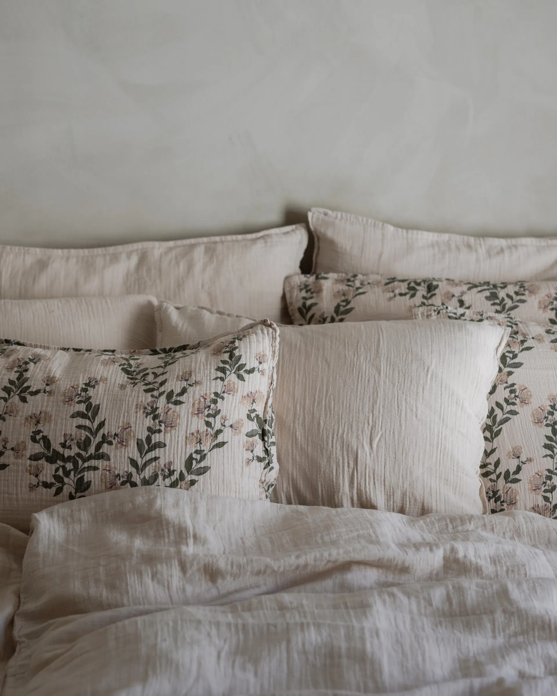 Eggshell Muslin pillowcase, 50x90 cm Garbo&Friends