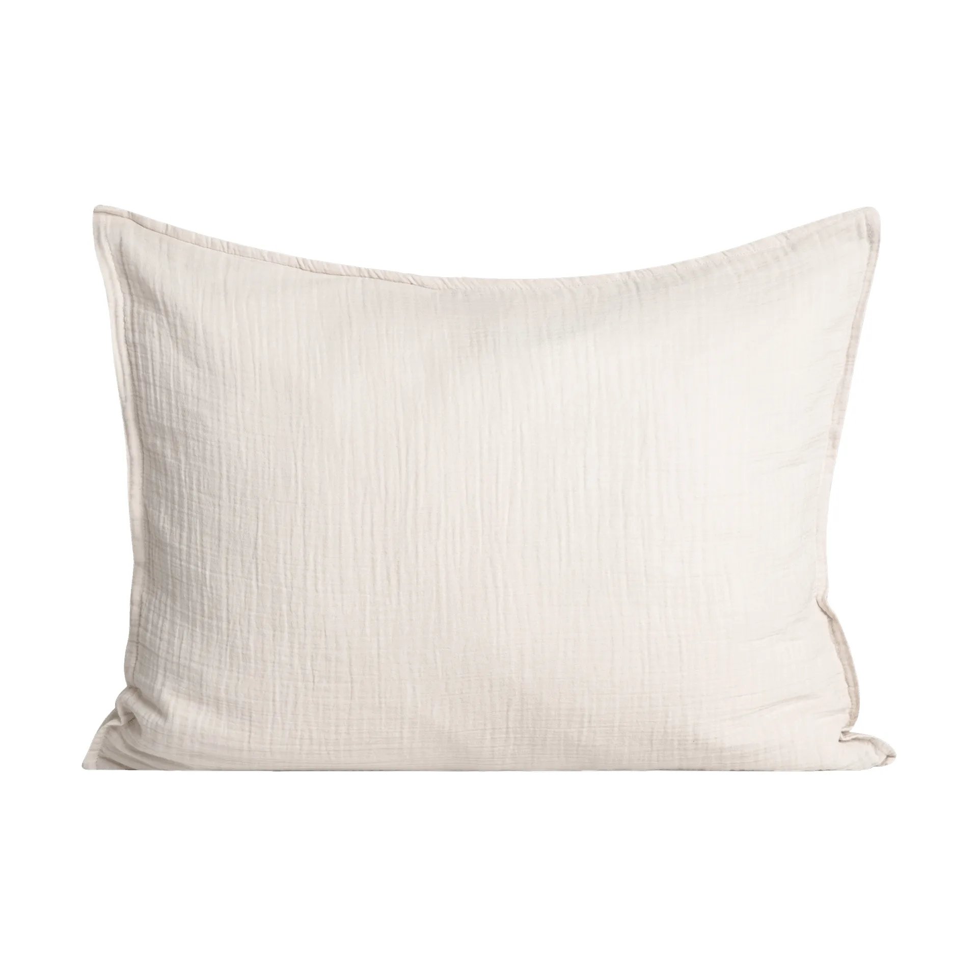 Eggshell Muslin pillowcase, 80x80 cm Garbo&Friends