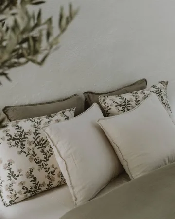 Eggshell Muslin pillowcase - 80x80 cm - Garbo&Friends