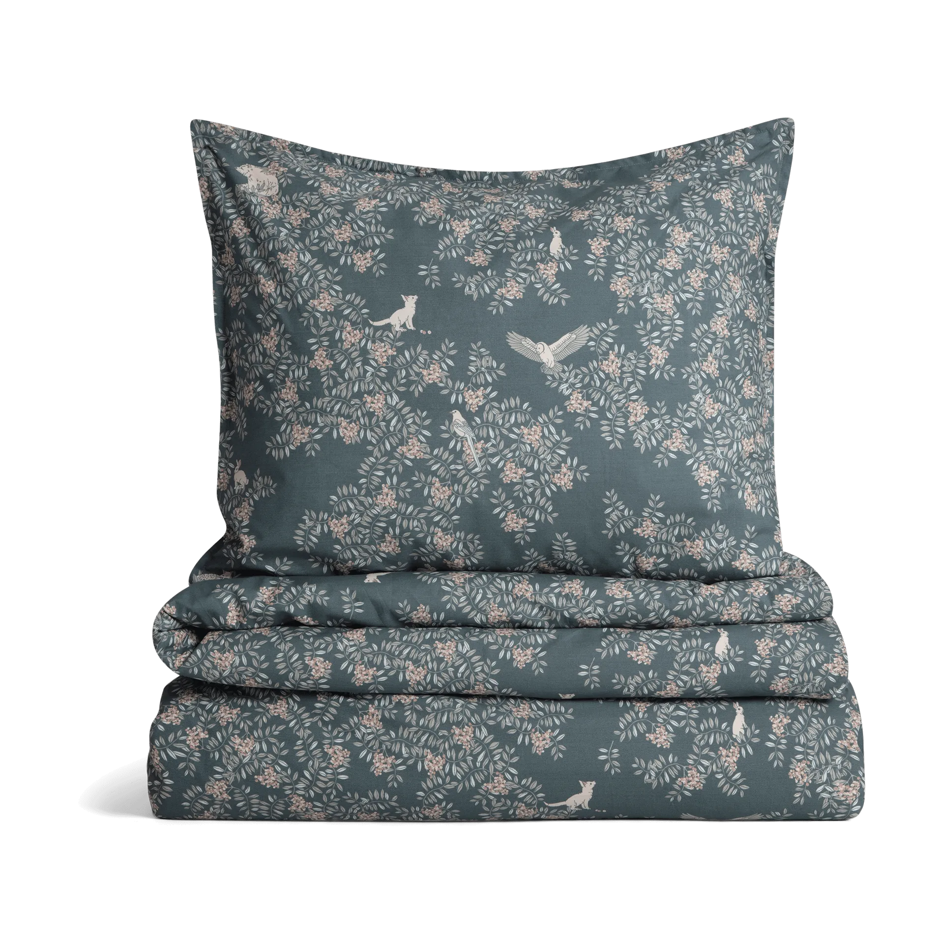 Fauna Forest bed set, 140x200 cm/60x63 cm Garbo&Friends