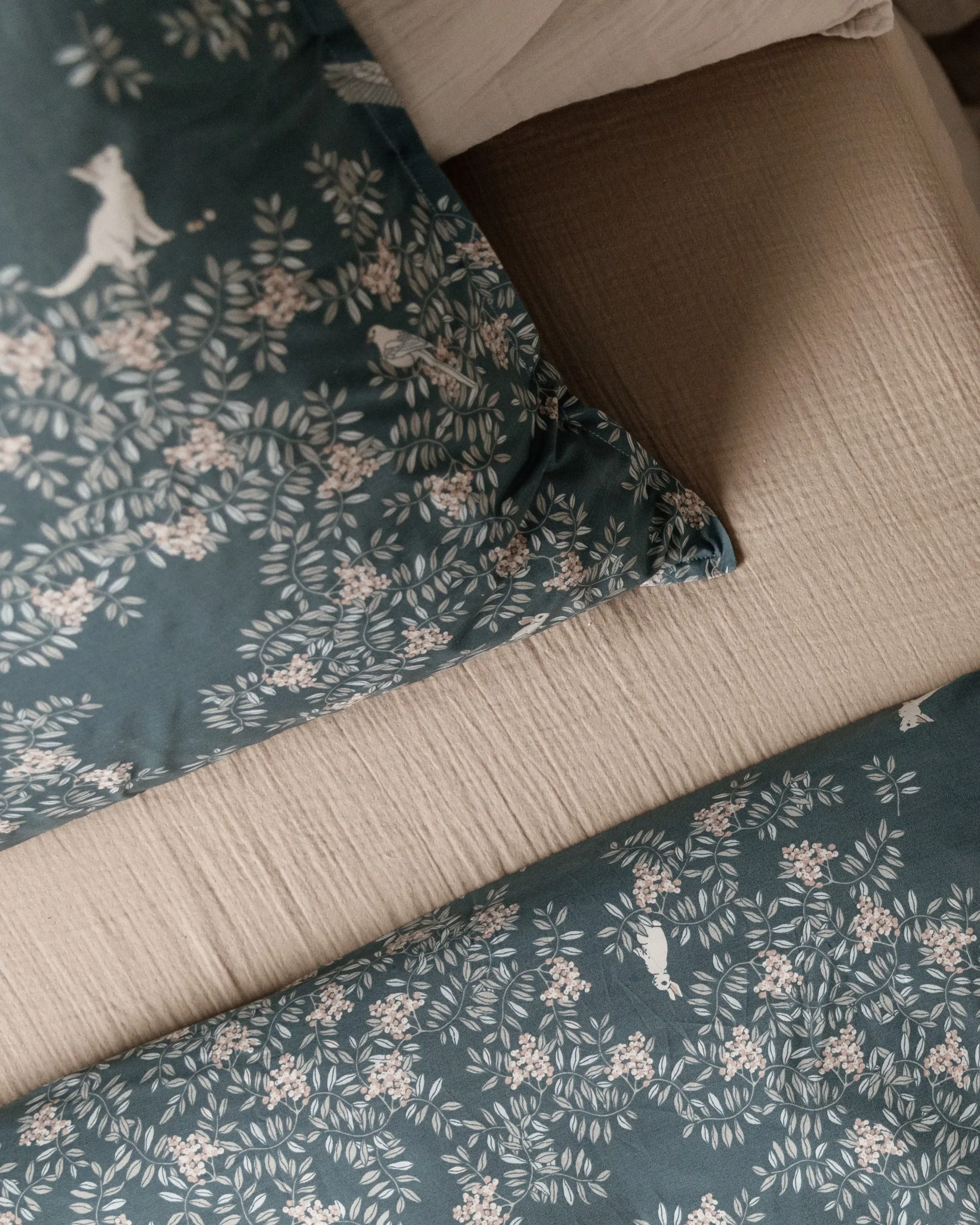 Fauna Forest bed set, 150x210 cm/50x60 cm Garbo&Friends