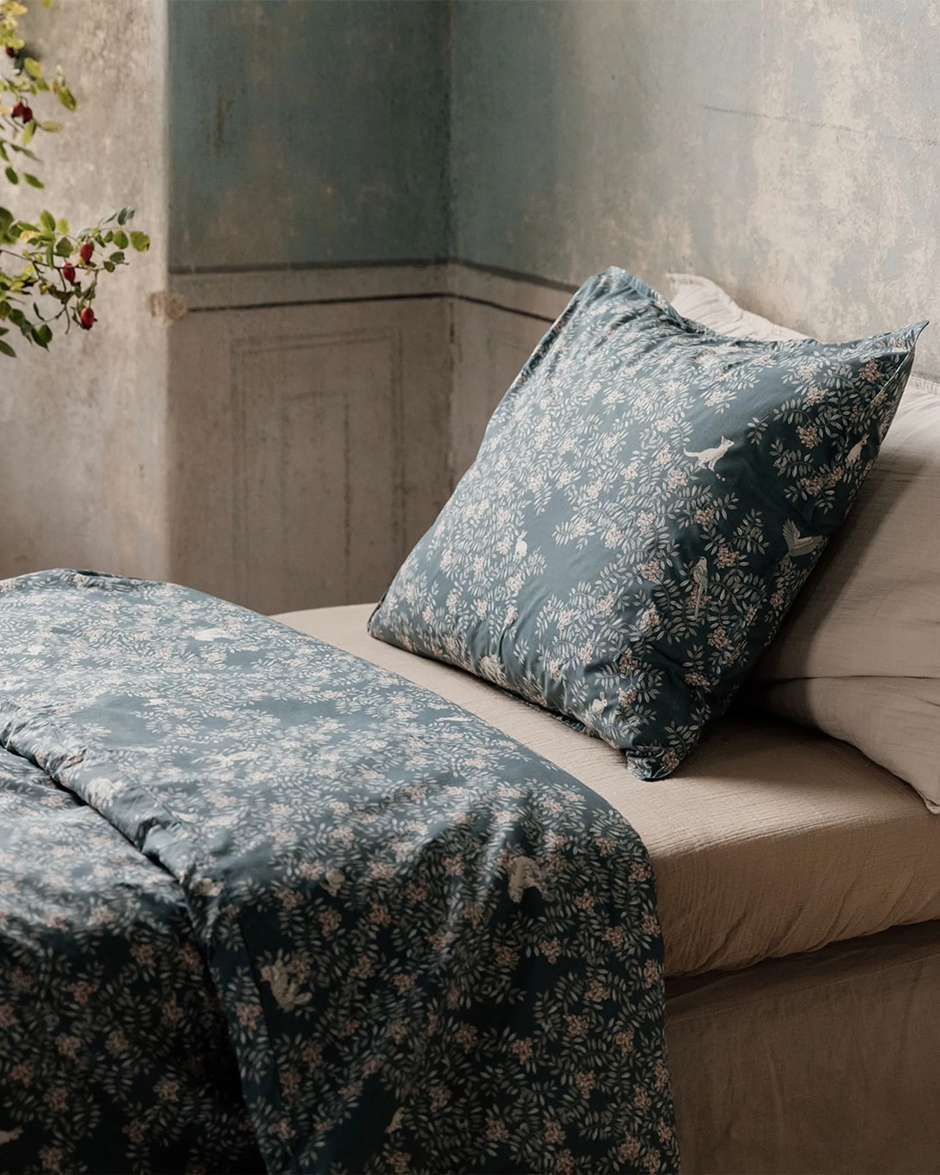Fauna Forest bed set, 150x210 cm/50x60 cm Garbo&Friends