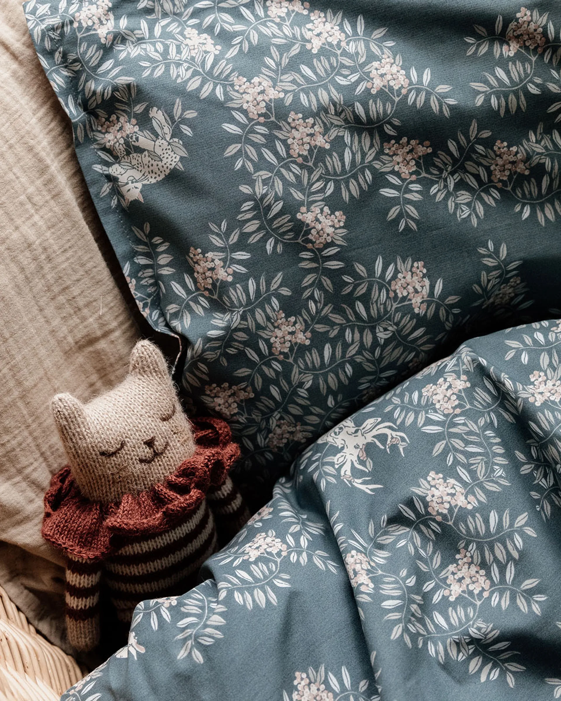 Fauna Forest bed set baby, 70x100 cm/40x45 cm Garbo&Friends