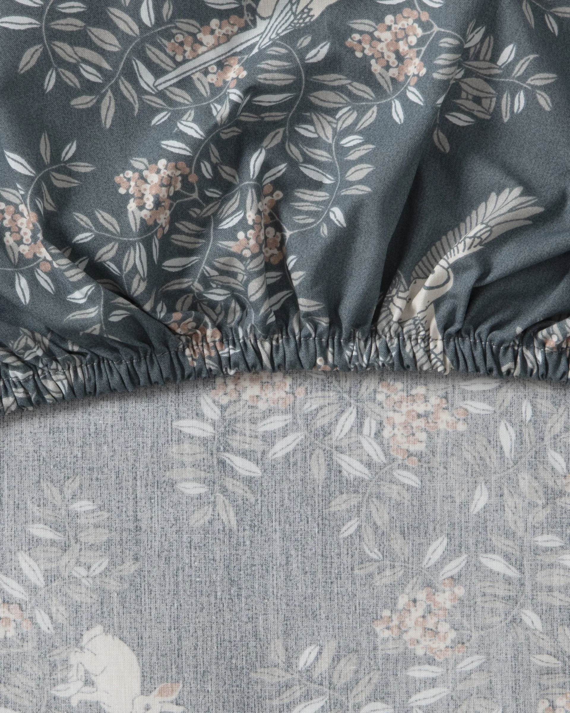 Fauna Forest fitted sheet, 90x200x30 cm Garbo&Friends