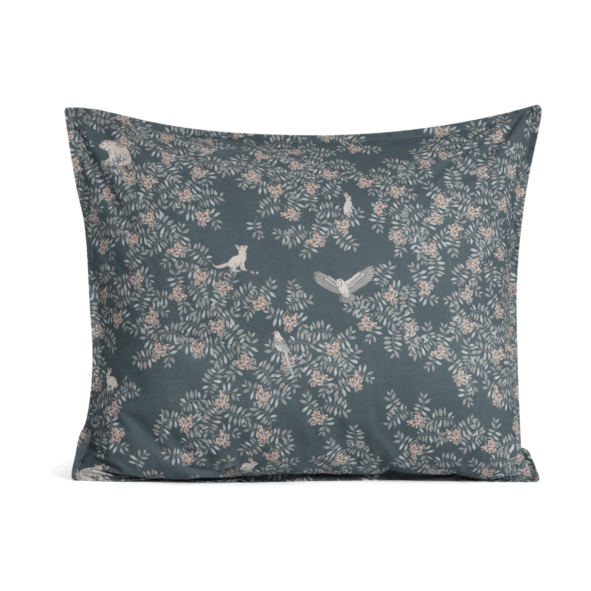 Garbo&Friends Fauna Forest pillowcase 50x70 cm | Scandinavian Design | Pillow cases | Green