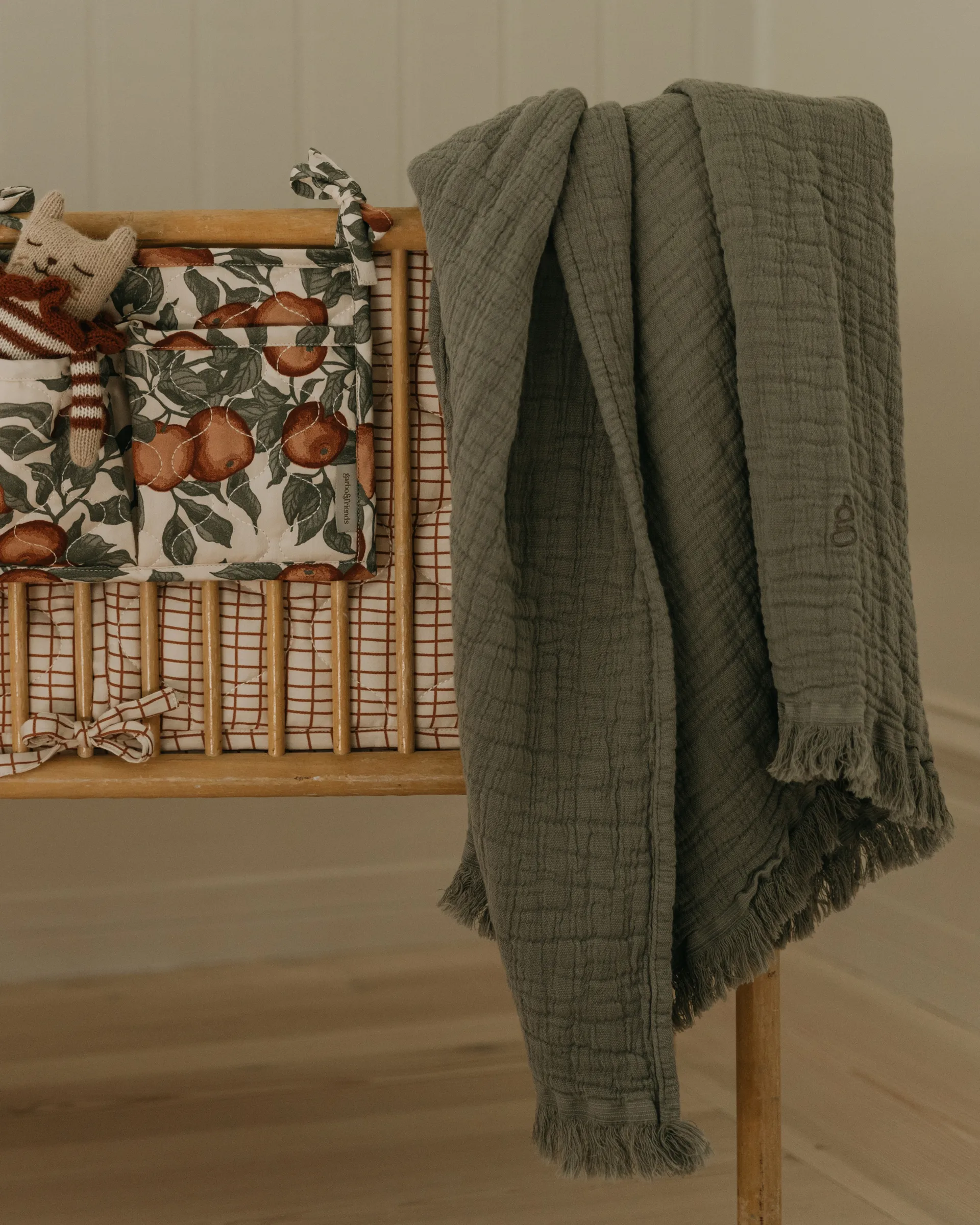 Geranium Cotton Mellow blanket, 130x170 cm Garbo&Friends
