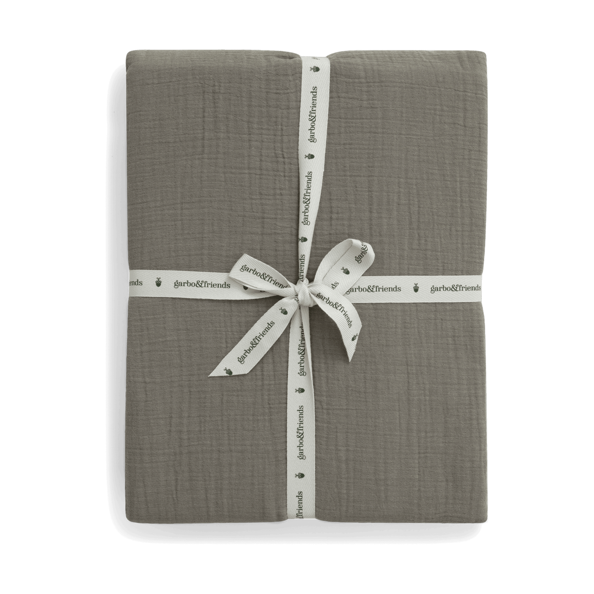 Garbo&Friends Geranium Muslin fitted sheet 160x200x30 cm