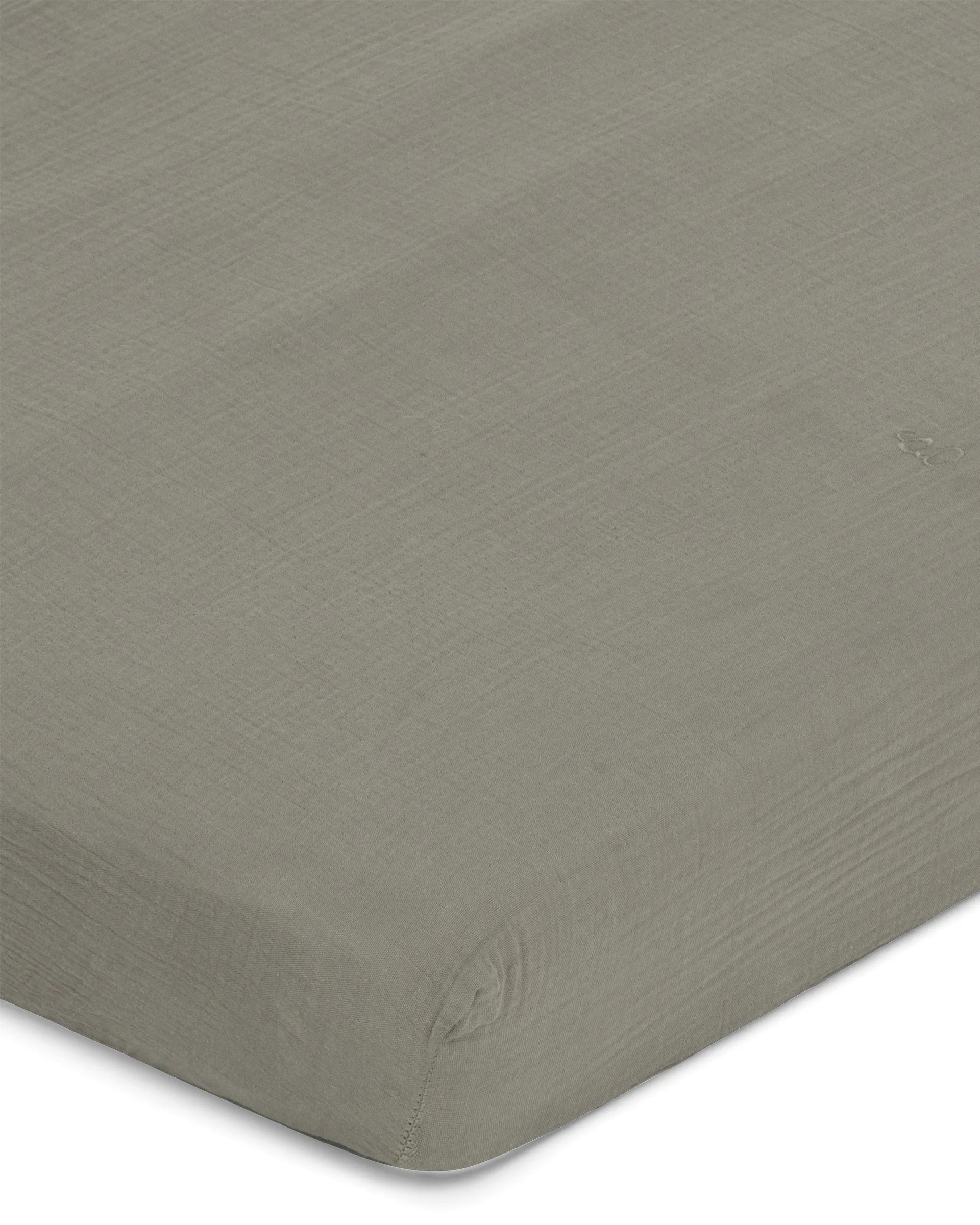 Geranium Muslin fitted sheet, 160x200x30 cm Garbo&Friends