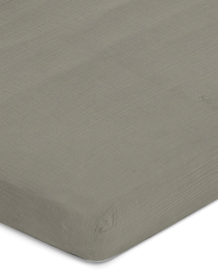Geranium Muslin fitted sheet - 180x200x30 cm - Garbo&Friends