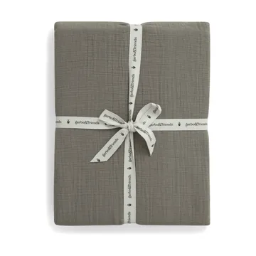 Geranium Muslin fitted sheet - 70x140x20 cm - Garbo&Friends