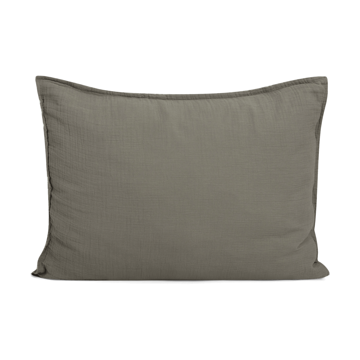 Garbo&Friends Geranium Muslin pillowcase 50x70 cm | Scandinavian Design | Pillow cases | Green