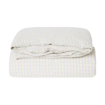 Gingham Sky Blue Muslin duvet cover - 140x200 cm - Garbo&Friends