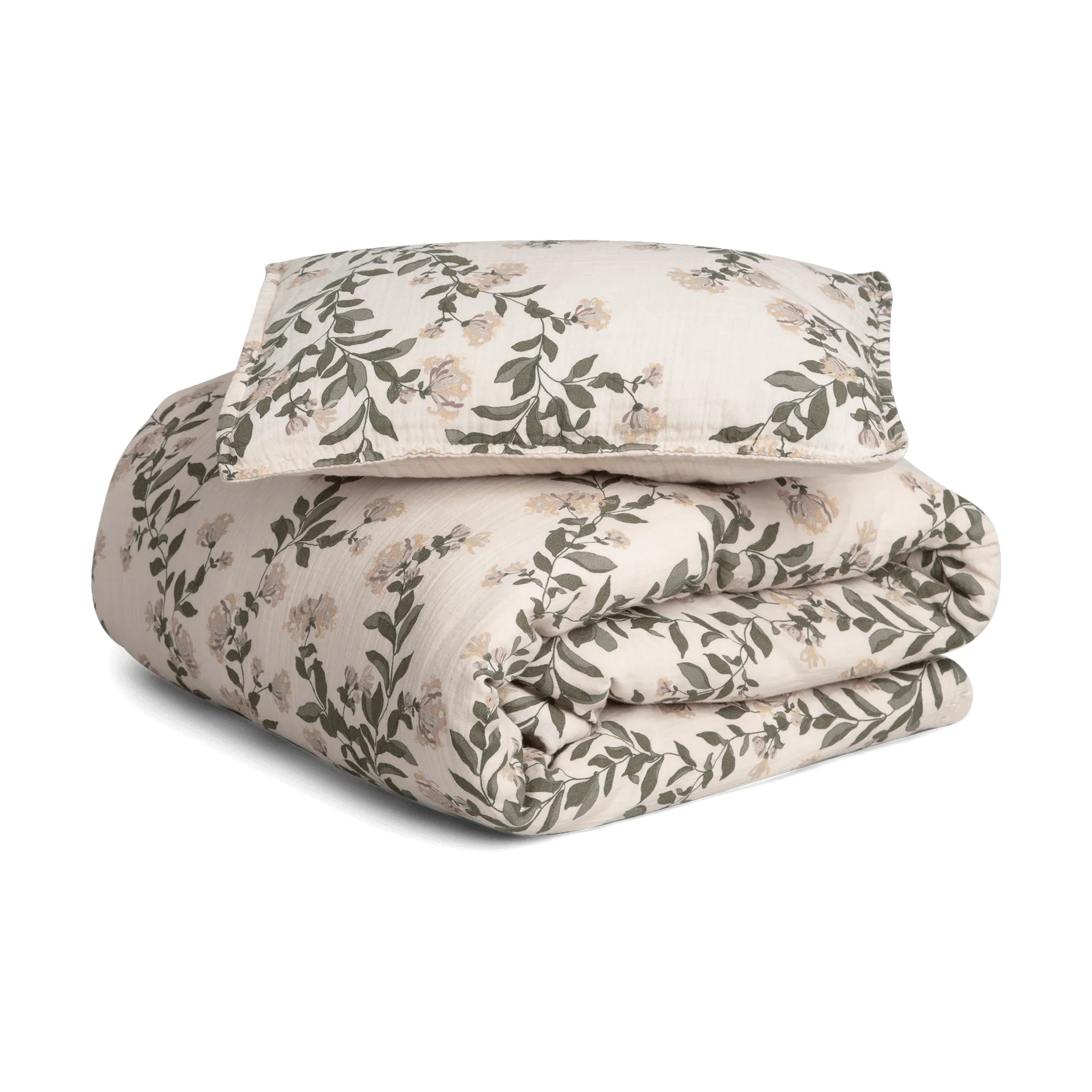 Honeysuckle Muslin bed set baby, 70x100 cm/40x45 cm Garbo&Friends