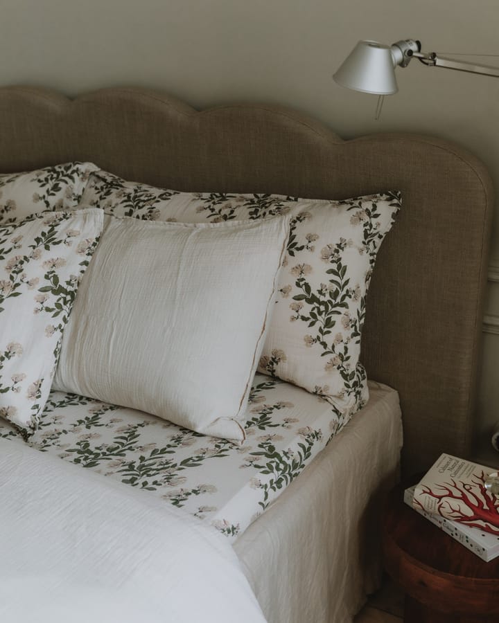 Honeysuckle Muslin fitted sheet, 180x200x30 cm Garbo&Friends