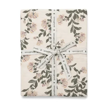 Honeysuckle Muslin fitted sheet - 60x120x20 cm - Garbo&Friends