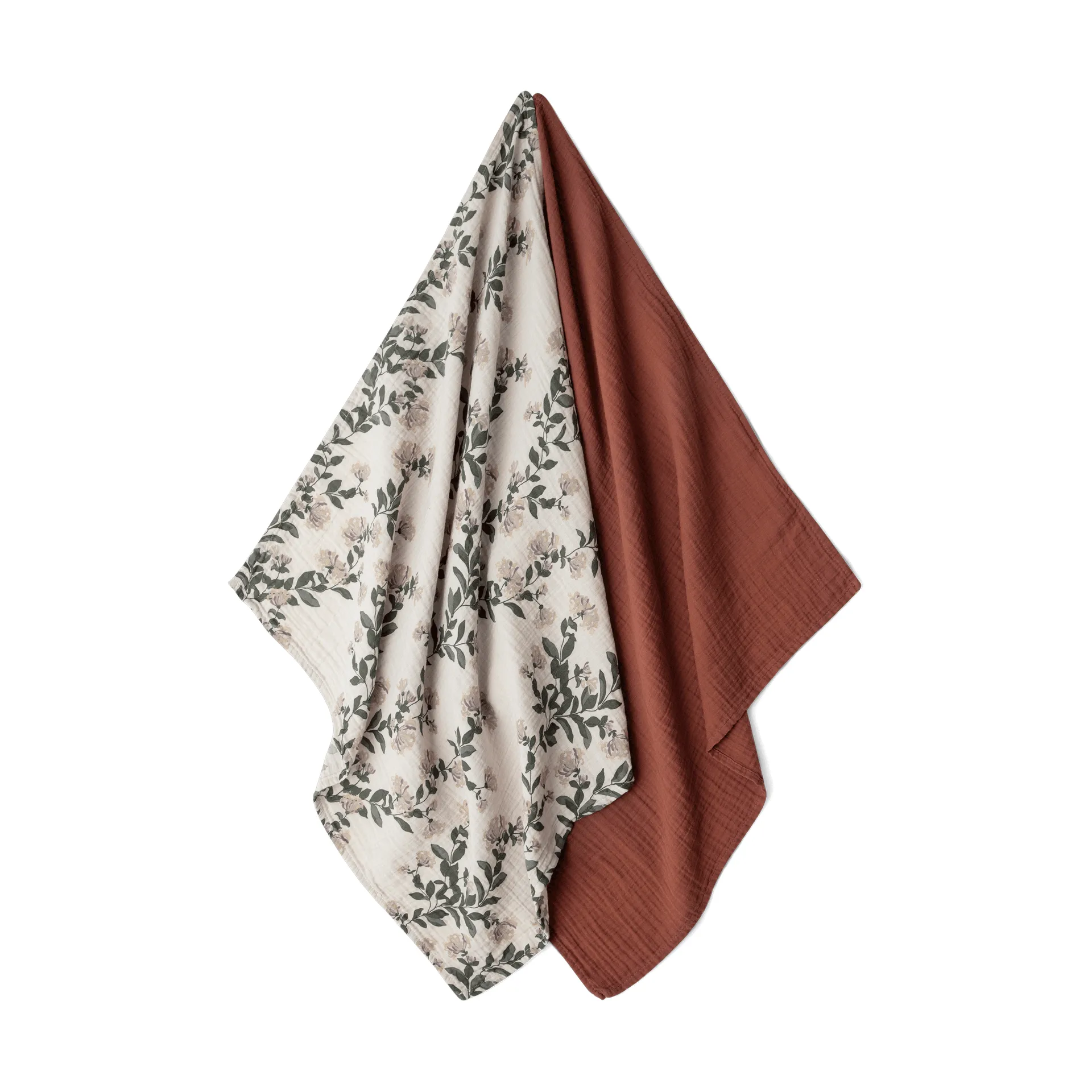 Honeysuckle Muslin small blanket 2 pieces, 60x60 cm Garbo&Friends
