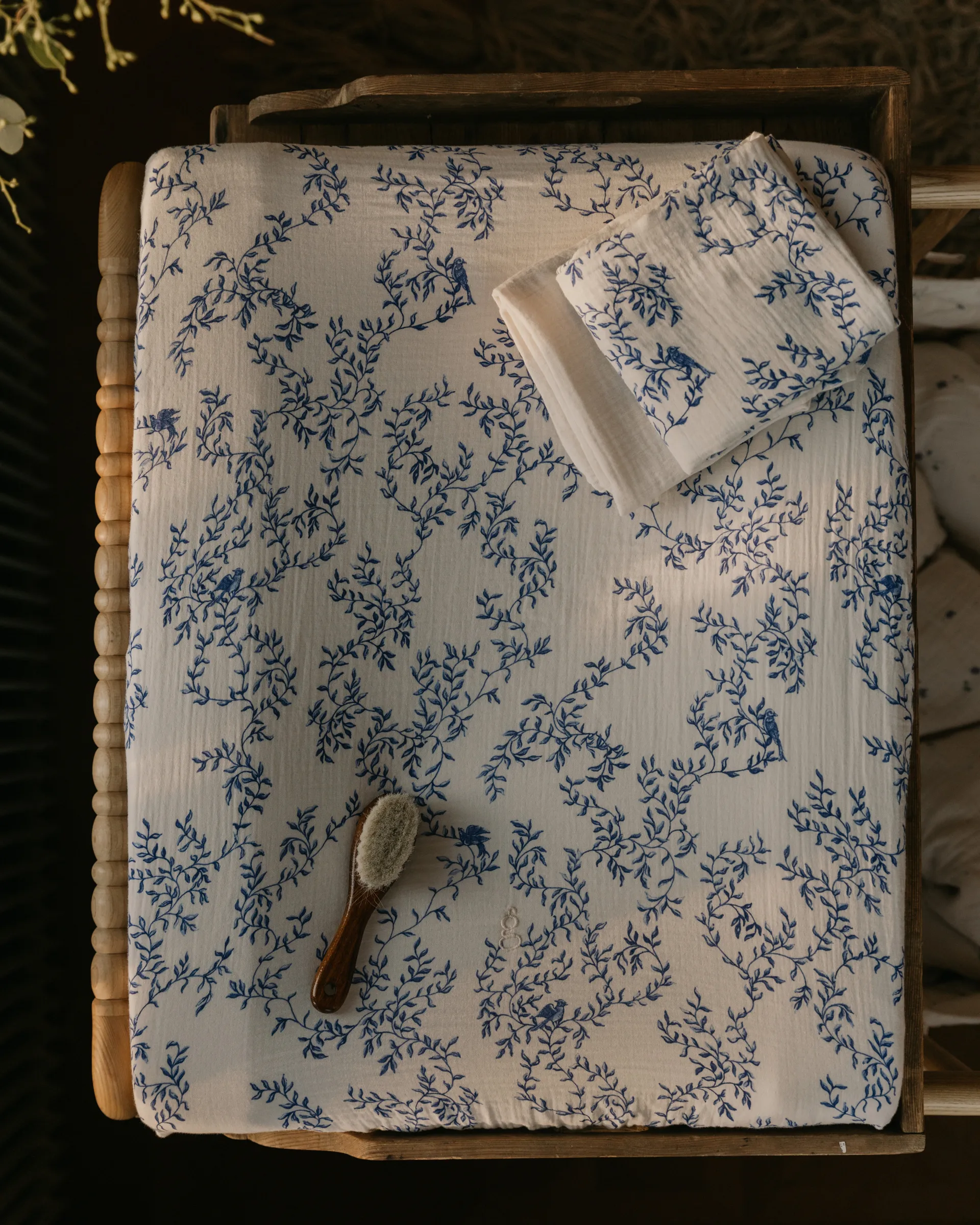 Jardim Muslin cover for changing pad, 50x70x15 cm Garbo&Friends