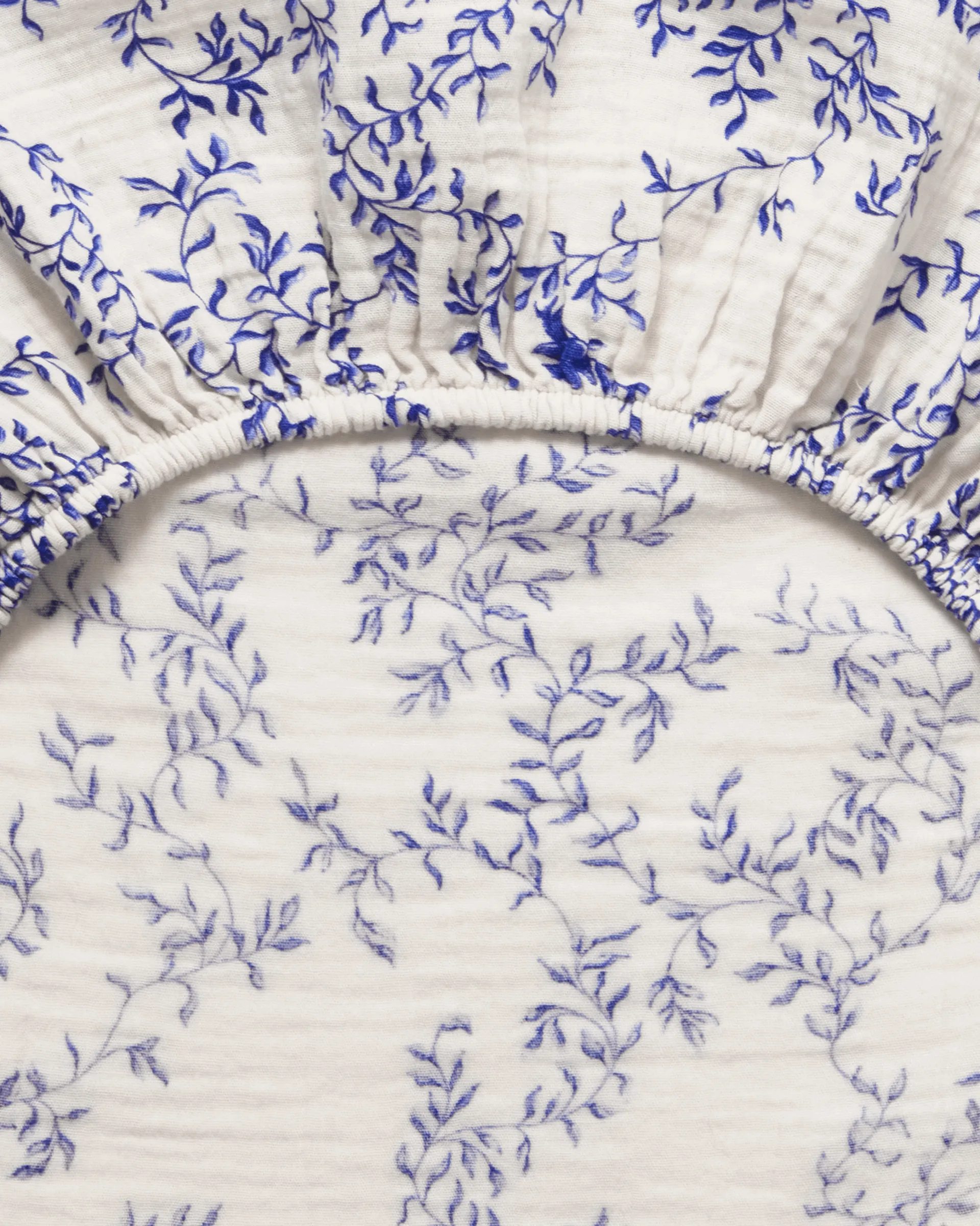 Jardim Muslin fitted sheet, 160x200x30 cm Garbo&Friends