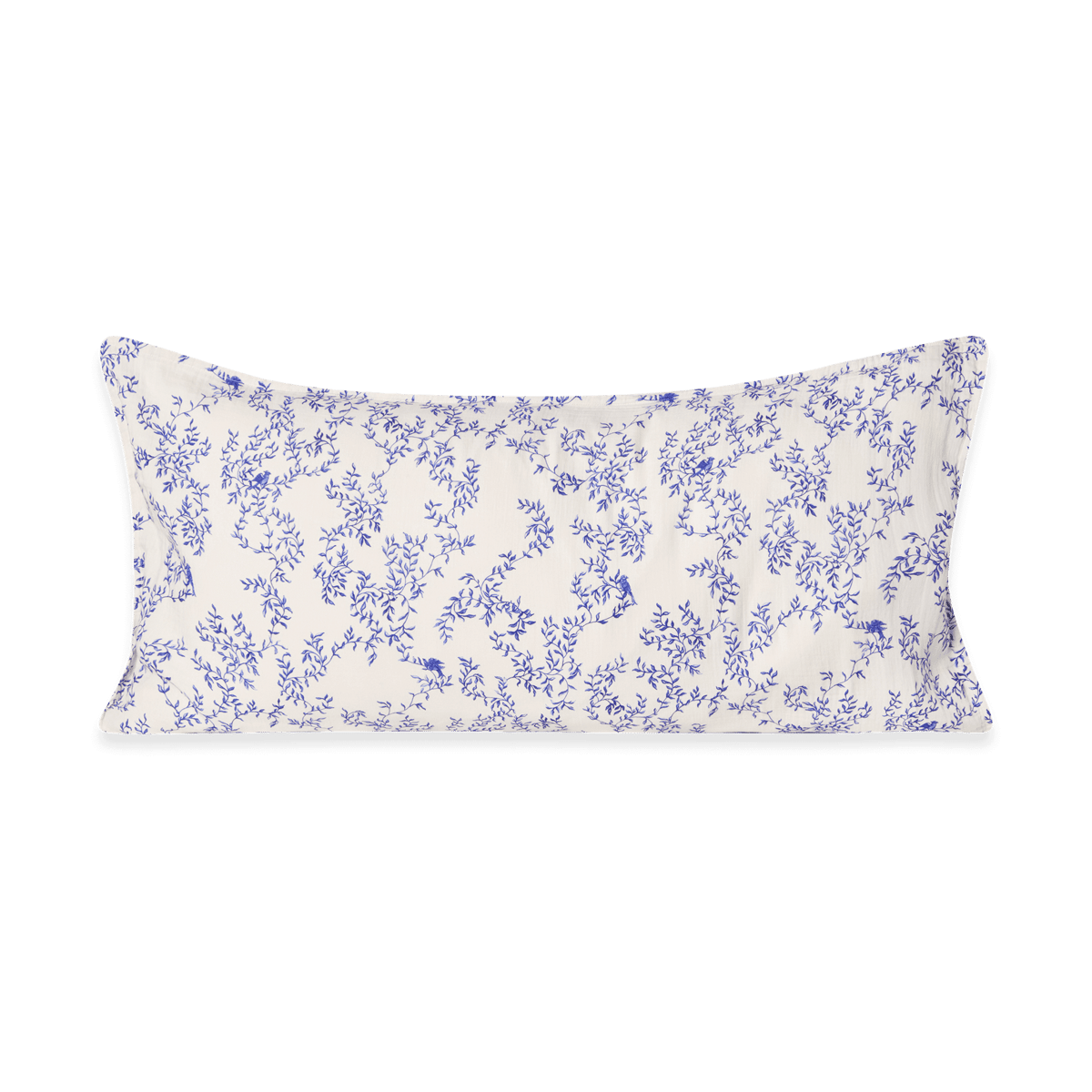 Garbo&Friends Jardim Muslin pillowcase 50x90 cm | Scandinavian Design | Pillow cases | Blue