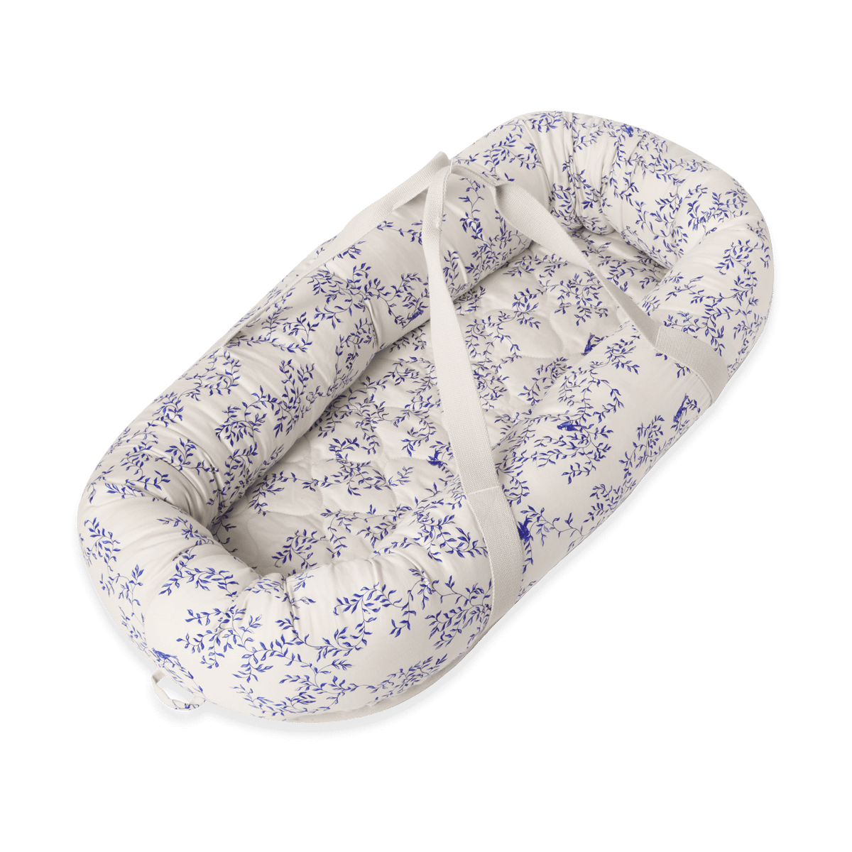 Garbo&Friends Jardim Satin babynest 43x87x16 cm | Scandinavian Design | Blue