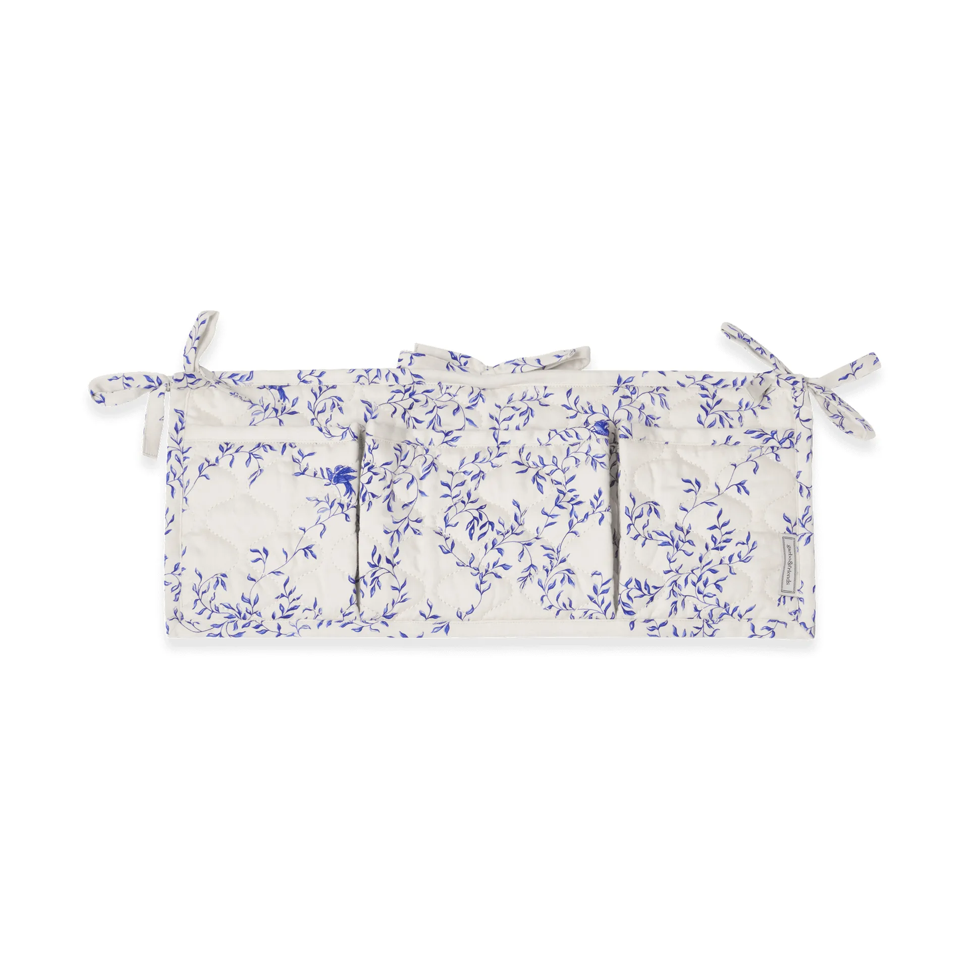 Jardim Satin quilted bed pocket, 18x43 cm Garbo&Friends