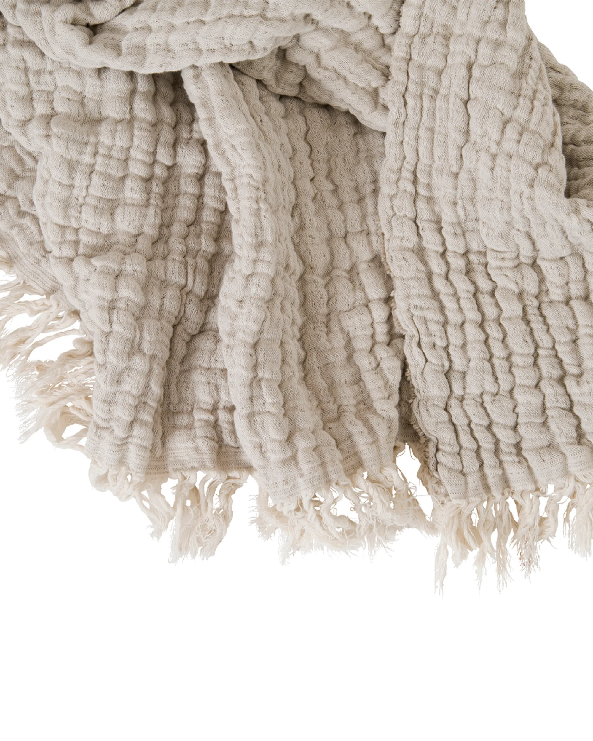 Lin Mellow blanket 110x110 cm from Garbo&Friends - NordicNest.com