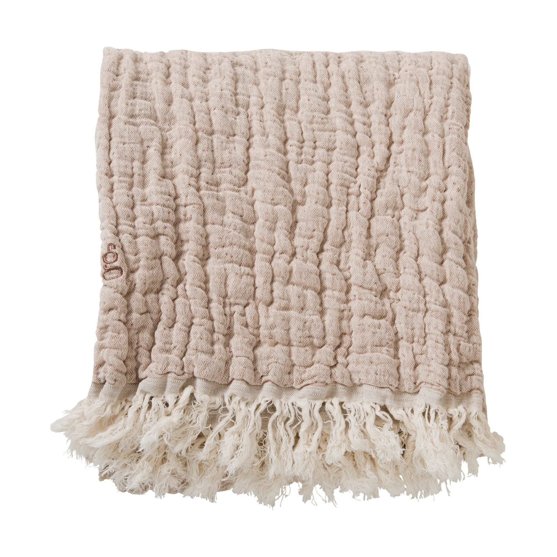 Lin Mellow blanket 110x110 cm, Tawny Garbo&Friends