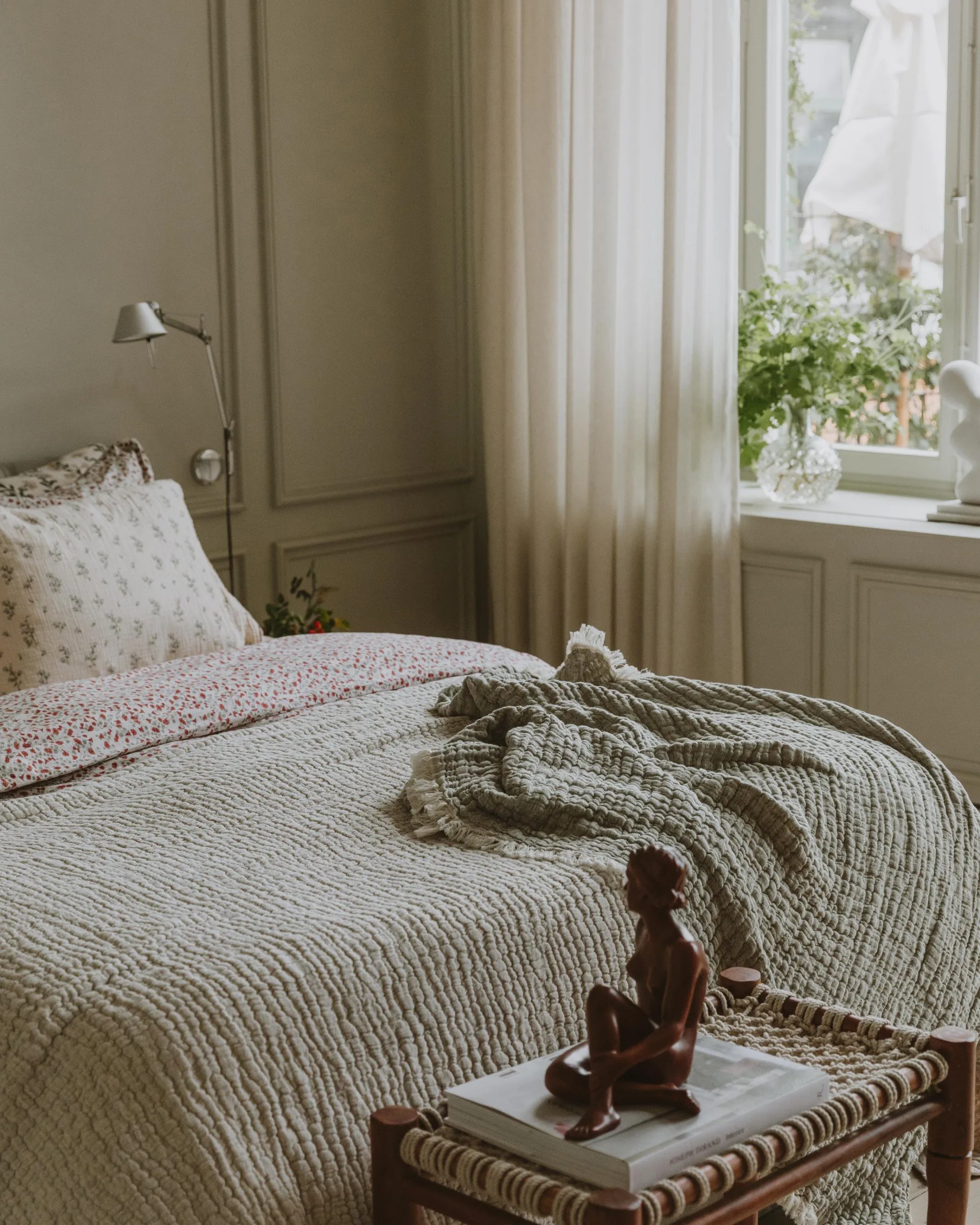 Mellow bed spread double, Lin, 160x260 cm Garbo&Friends