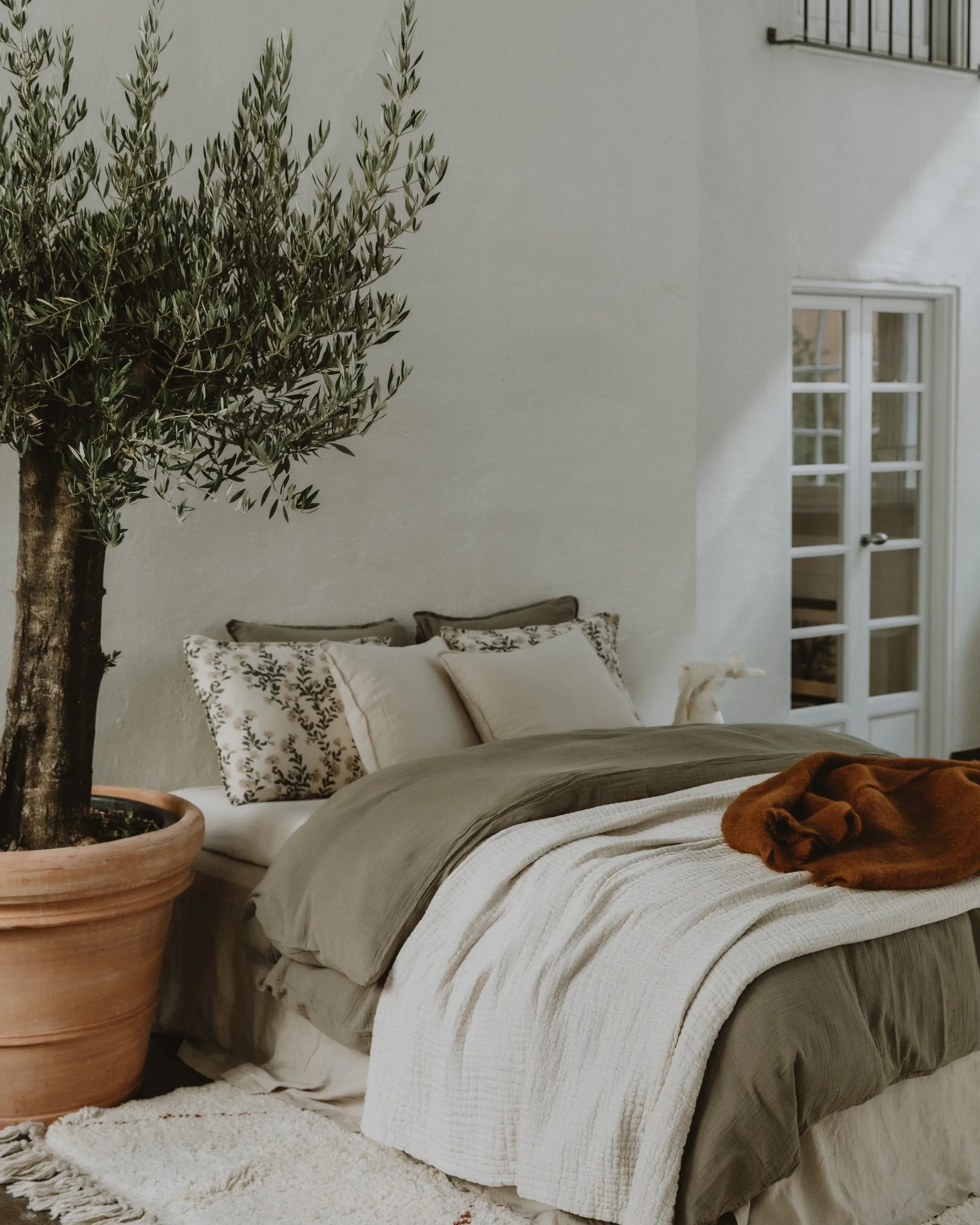 Mellow bed spread double, Lin, 160x260 cm Garbo&Friends