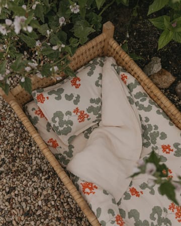 Pelargonium Muslin bedding set junior - 100x130 cm/35x55 cm - Garbo&Friends