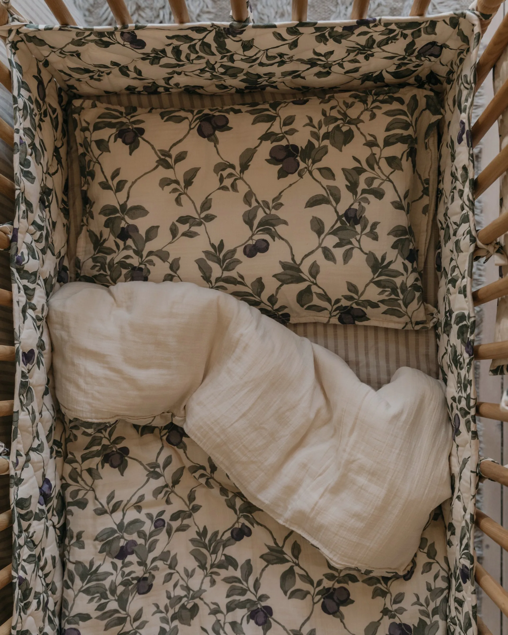 Plum Muslin bedding set junior, 100x140 cm/40x60 cm Garbo&Friends