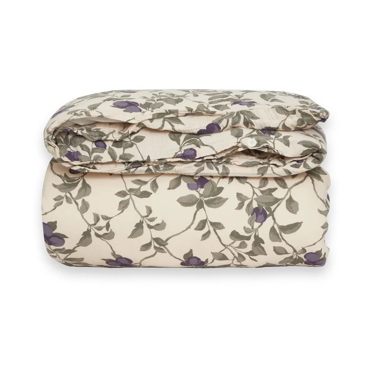 Garbo&Friends Plum Muslin duvet cover double 240x220 cm