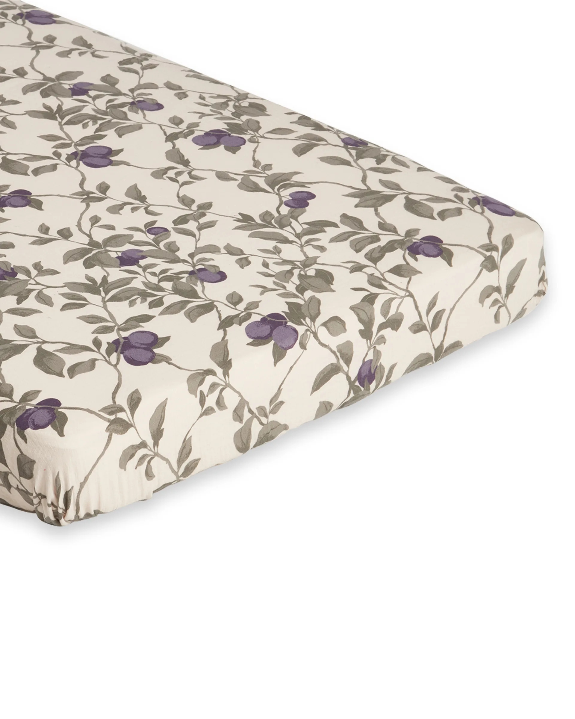 Plum Muslin fitted sheet, 140x200x30 cm Garbo&Friends