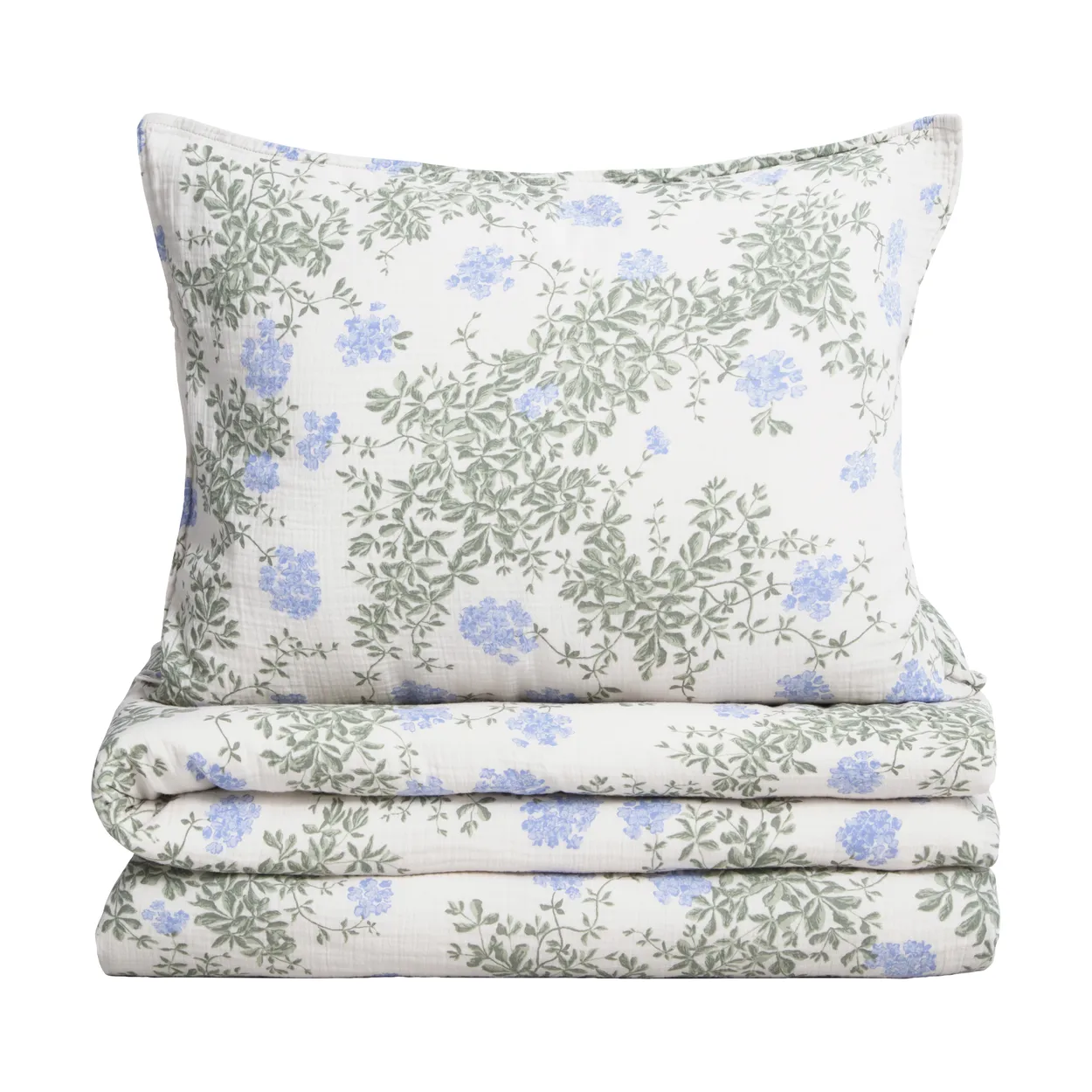 Garbo&Friends Plumbago Muslin bed set 140x200 cm/50x75 cm