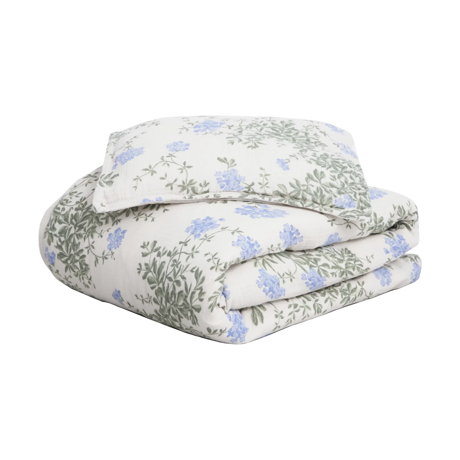Plumbago Muslin bed set junior, 100x140 cm/40x45 cm Garbo&Friends
