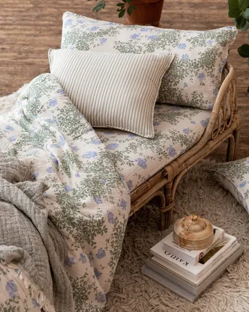 Plumbago Muslin duvet cover - 135x200 cm - Garbo&Friends