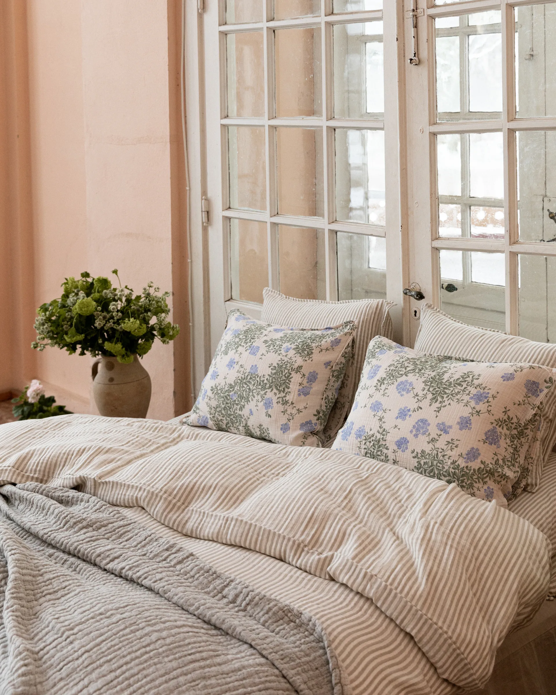 Plumbago Muslin duvet cover double, 220x240 cm Garbo&Friends