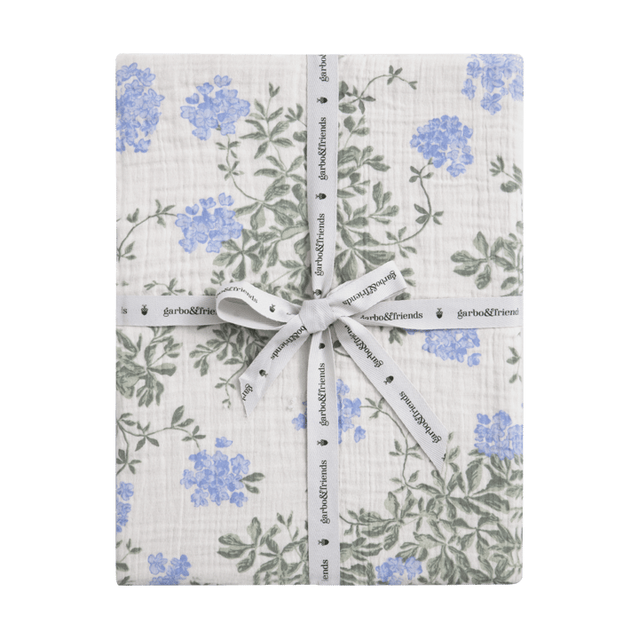 Plumbago Muslin fitted sheet - 140x200x30 cm - Garbo&Friends